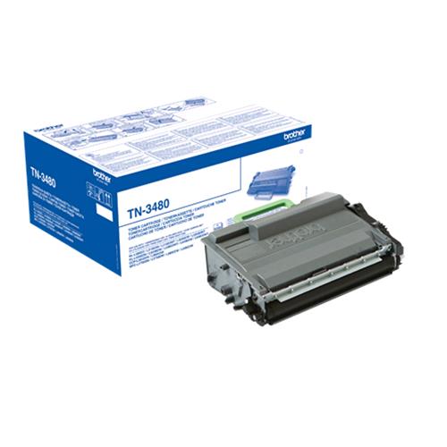 BROTHER TN-3480 TONER NERO ALTA CAPACITA' 8.000 PAGINE