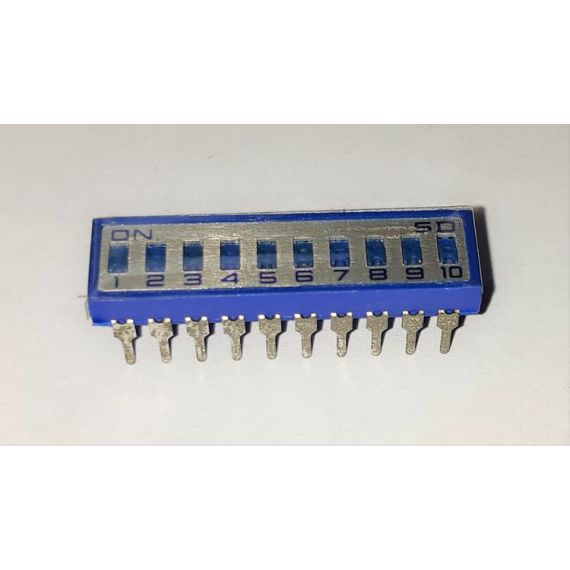 Dip switch orrizzontale 10 Vie