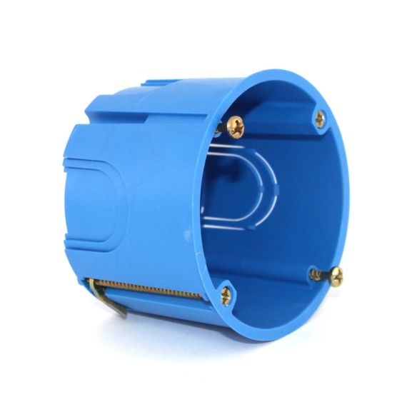 Scatola da incasso tonda per cartongesso 1/2 posti Ø68x40mm Faeg