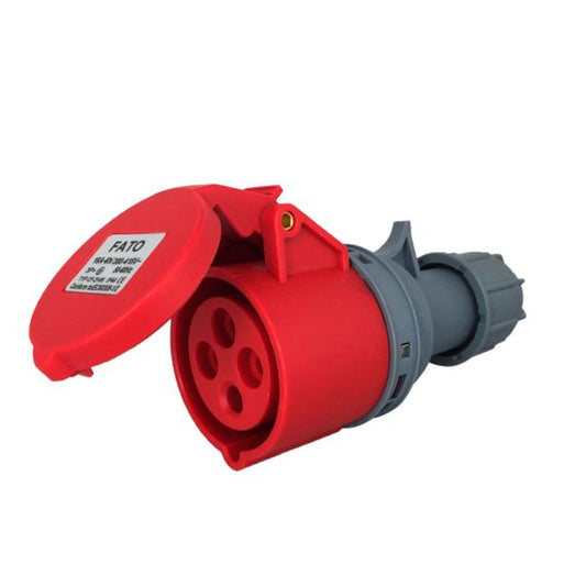 Presa volante industriale 380-415 IP44 4 poli - 3P+T 16A
