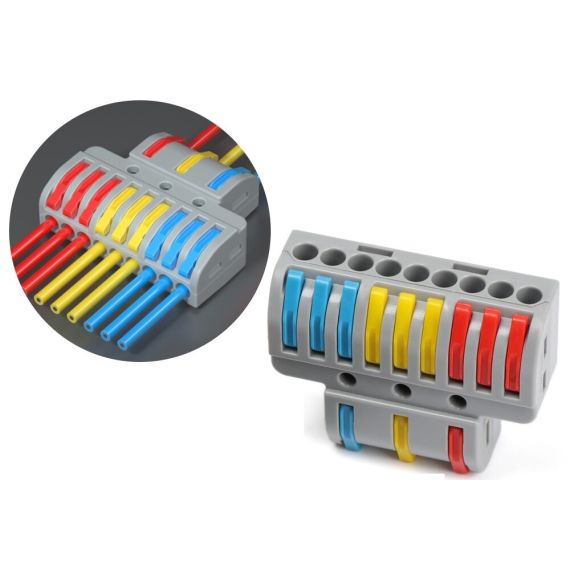 Morsettiera 3 INPUT / 9 OUTPUT  0.08-4.0mm ²/28-12AWG