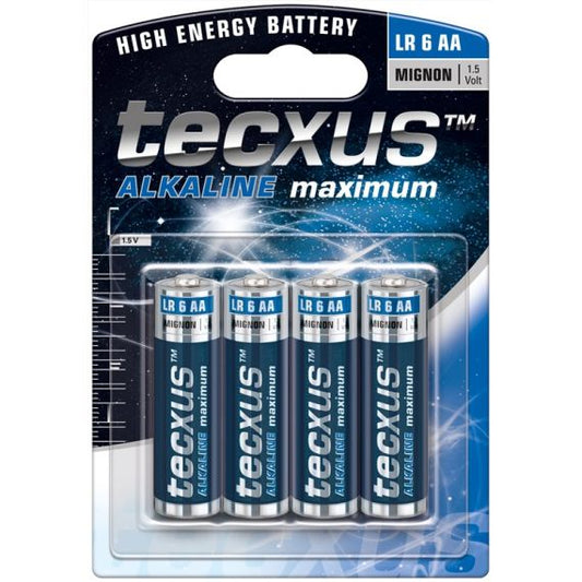Batteria al manganese alcalino 1,5V  LR6/AA