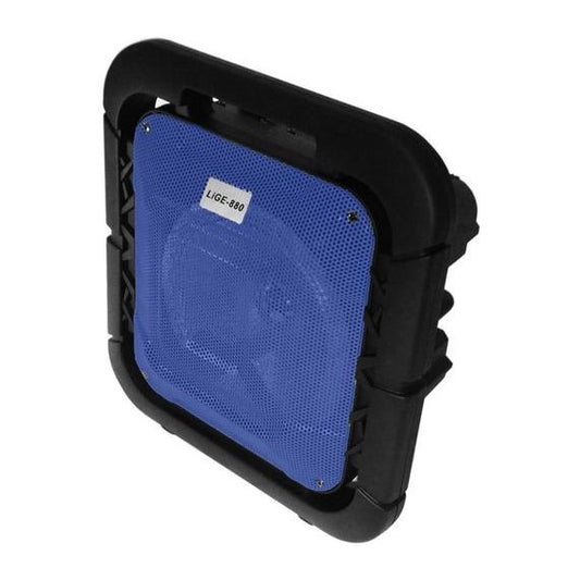 Cassa acustica 8" Batteria Luce LED Bluetooth/SD/USB/Radio LiGE-880-BLUE