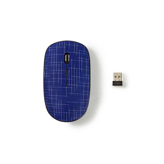 Mouse Wireless 3 pulsanti 1600 DPI Blu