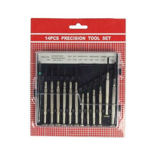 Set di Cacciaviti 6x piatti 2x PH 3x esagonali 1x pinzetta 1x driver 1x a croce Precisione