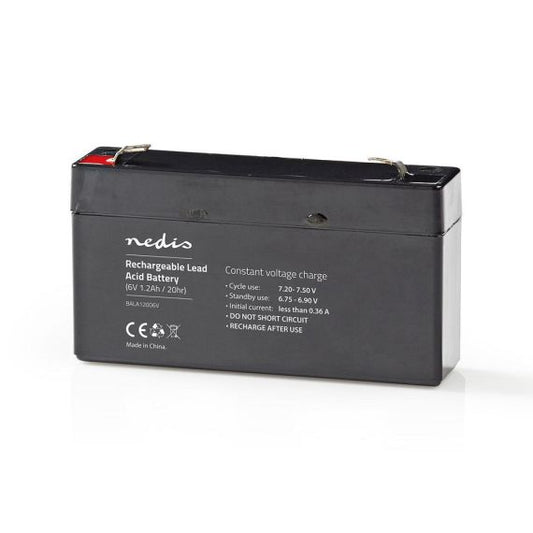 Batteria al piombo ricaricabile Piombo-acido Ricaricabile 6V 1200mAh 97mm
