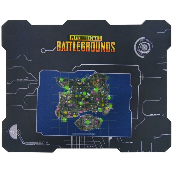 Tappetino Mouse 30x23cm PlayerUnknown's Battlegrounds Mappa di gioco