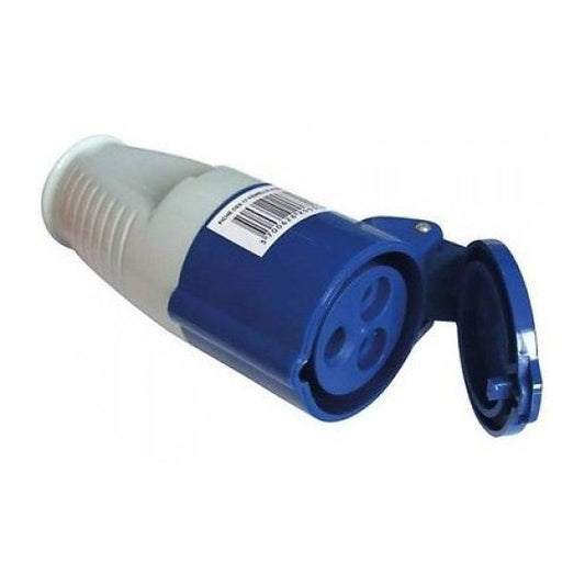 Presa volante industriale 220-250V IP44 3 poli - 2P+T 32A