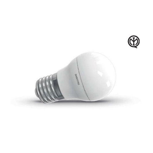 Lampada LED G45 6W attacco E27 - luce naturale - Marchio IMQ
