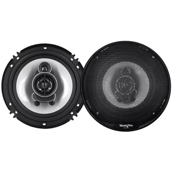 Coppia altoparlanti 3 vie con griglia 6.5" 400W 4 Ohm MF-1643