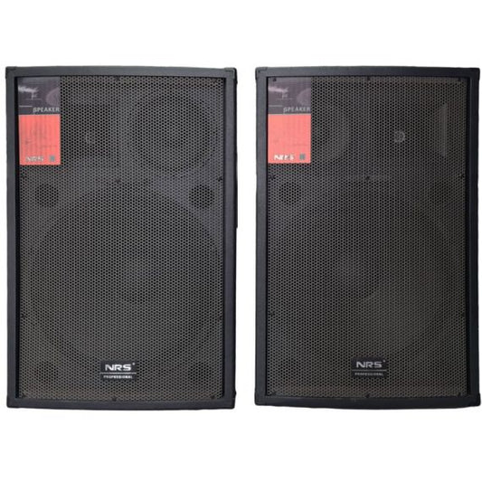 Coppia casse acustiche passive professionali 600W 18" 3 vie