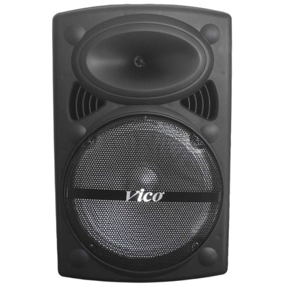 Cassa acustica portatile trolley 12" 100W Luce LED Bluetooth SD/USB/Radio