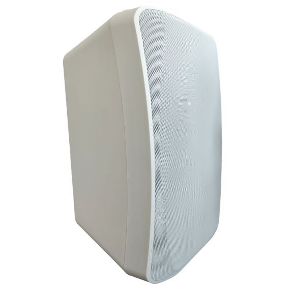 Cassa acustica bianca da parete 2 vie 8" 80W 70/100V