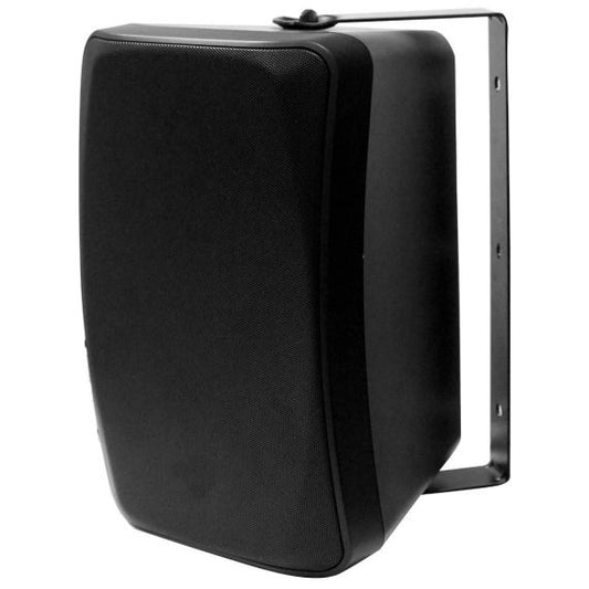 Cassa acustica nera da parete 2 vie 8" 80W 70/100V