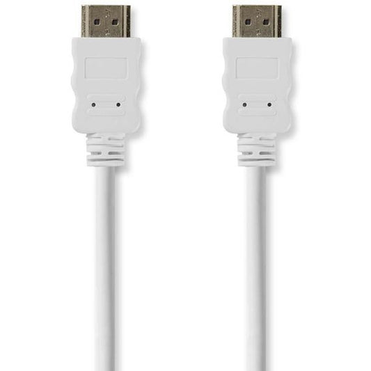 Cavo HDMI ™ maschio ad alta velocità con Ethernet 4K@30Hz 10m bianco