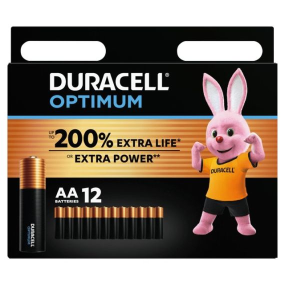 Batterie stilo AA alcaline 1.5V confezione da 12 Duracell