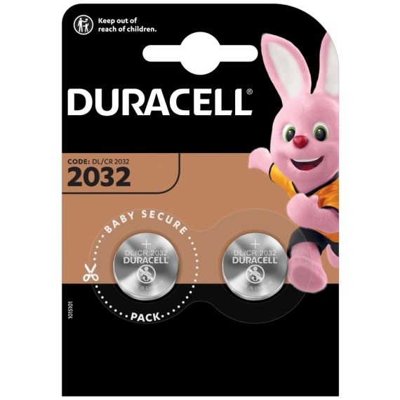 Batteria a bottone al litio 3V CR2032 Duracell