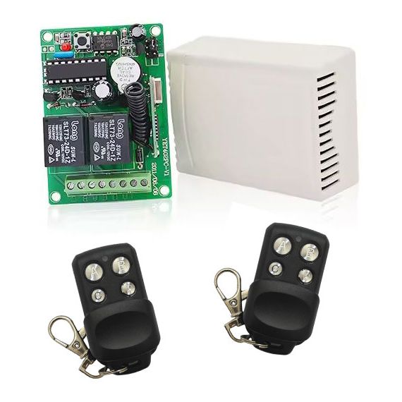 Ricevitore 433MHz 2 canali con 2 telecomandi
