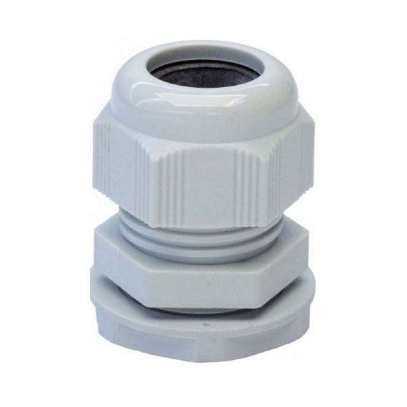 Boccola passacavo in Nylon - PG21 - colore bianco