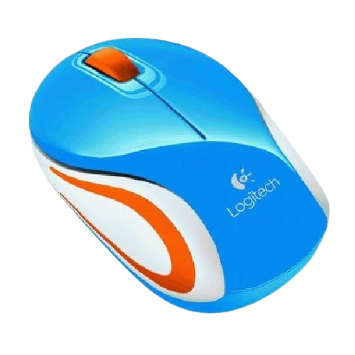 MOUSE MINI M187 BLU WIRELESS (910-002733)