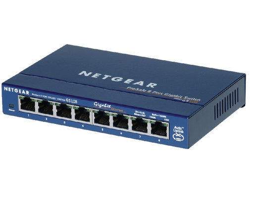 SWITCH 8 PORTE GS108GE 10/100/1000