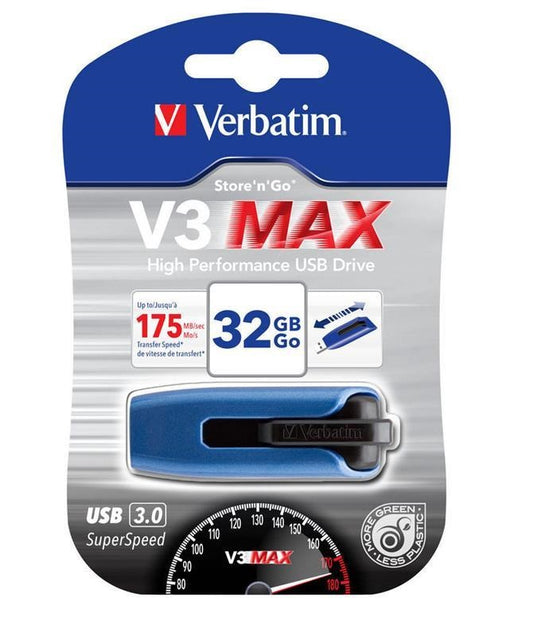 PEN DRIVE V3 MAX STORE'N'GO 32GB USB3.0 (49806) BLU