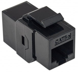 ACCOPPIATORE MODULO KEYSTONE JACK RJ45 CAT.6E NERO (NW-KU6P-BK)