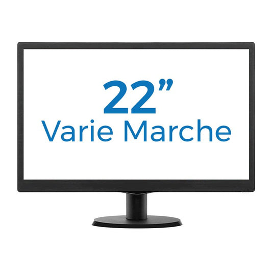 MONITOR 22" VARI MODELLI COLORI ASSORTITI - NO BOX - RICONDIZIONATO GR. A/A- GAR