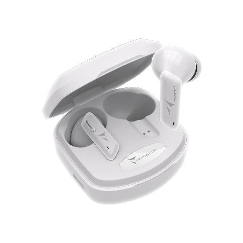 AURICOLARI BLUETOOTH TOUCHBUDS CON BOX DI RICARICA BIANCHI (TM-K175-WH)