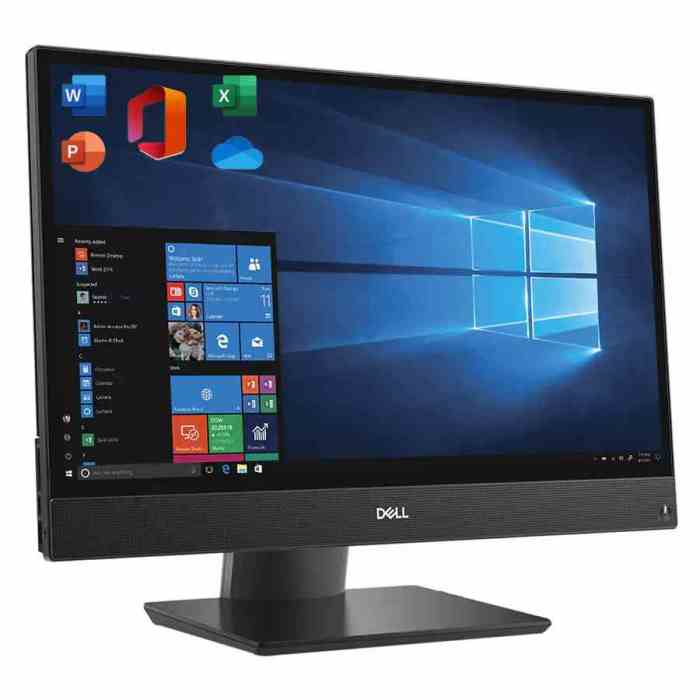 PC OPTIPLEX 5260 ALL IN ONE 22" INTEL CORE I5-8500T 8GB 256GB SSD WINDOWS COA -