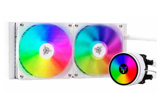 VENTOLA DISSIPATORE A LIQUIDO EVOLIQ 240 V2 ARGB WHITE EDITION - 240MM (ITLCEVOA