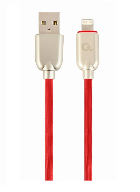 CAVO CARICA E DATI USB-A 2.0 8-PIN LIGHTNING 2MT ROSSO (CC-USB2R-AMLM-2M-R)