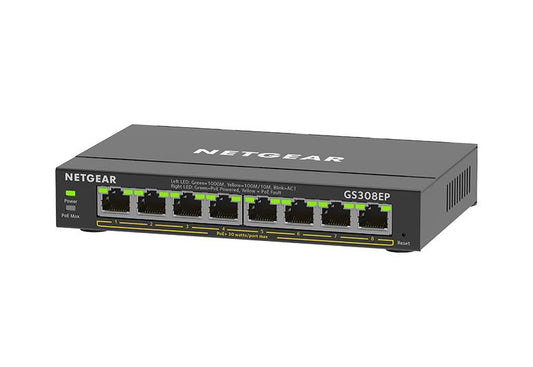 SWITCH RETE 8 PORTE 10/100/1000 GS308EP-100PES POE