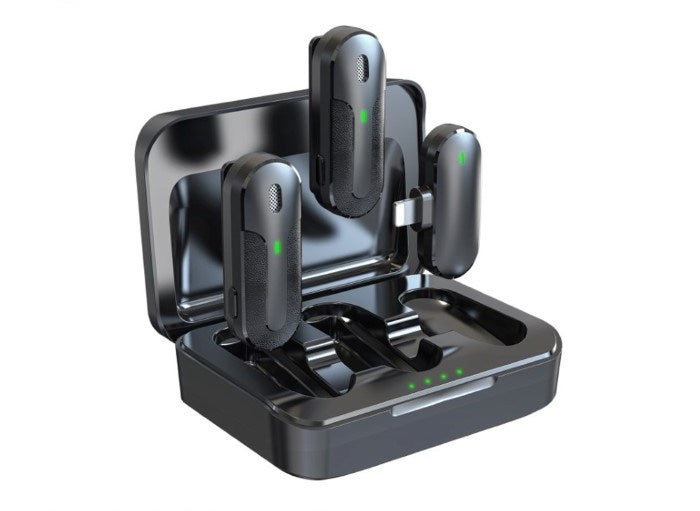 DOPPIO MICROFONO WIRELESS CON CONNESSIONE TIPO-C (DEAP2WC241)