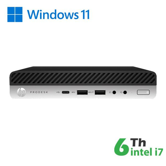 PC HP 600-800 G3 MINI PC INTEL CORE I7-6X00T 16GB 480GB SSD WINDOWS 11 PRO - RIC