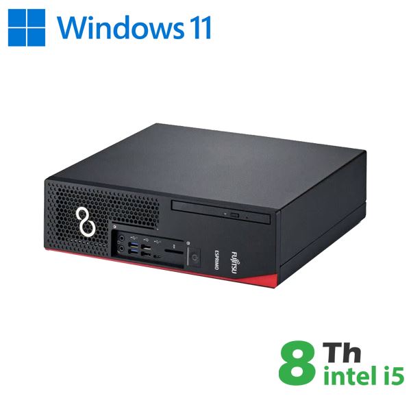 PC FUJITSU D738 SFF INTEL CORE I5-8 GEN. 8GB 256GB SSD WINDOWS 11 PRO - RICONDIZ