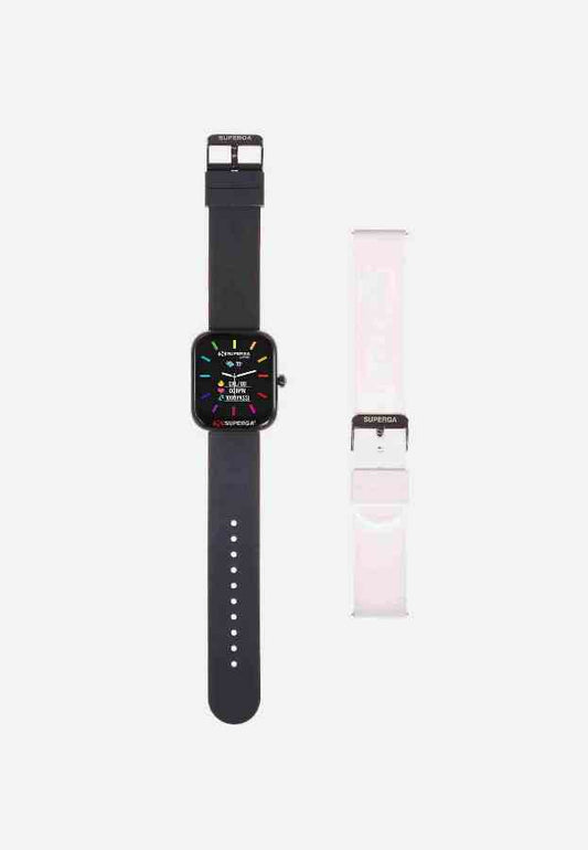 SMARTWATCH SWT-STC001 + CINTURINO UNIKO SILICONE NERO O BIANCO