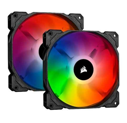 VENTOLA PER CASE ICUE SP140 140X140 RGB PRO LED (CO-9050096-WW) DUAL PACK NERO