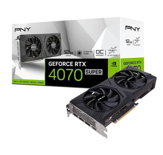 SCHEDA VIDEO GEFORCE RTX 4070 VERTO SUPER DUAL FAN OC 12GB (VCG4070S12DFXPB1-O)