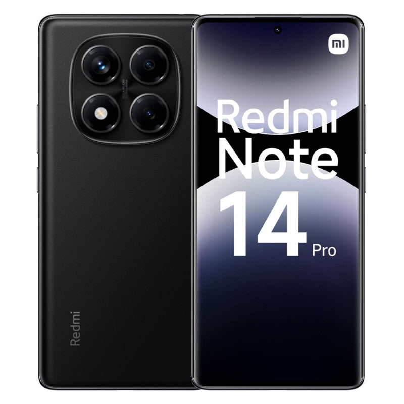 SMARTPHONE REDMI NOTE 14 PRO 8+256GB MOIDNIGH NERO 4G DUAL SIM