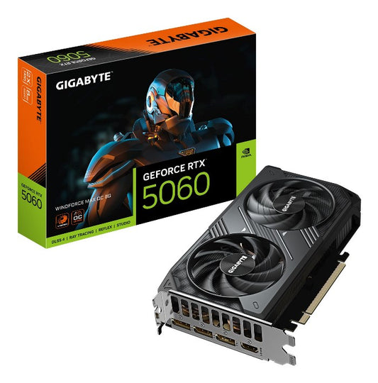 SCHEDA VIDEO GAMING GEFORCE RTX 5060 WINDFORCE MAX OC 8GB (GV-N5060WF2MAX OC-8GD