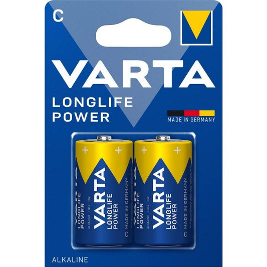 BATTERIE MEZZA TORCIA C 1.5V LONGLIFE POWER ALCALINA - 2PZ