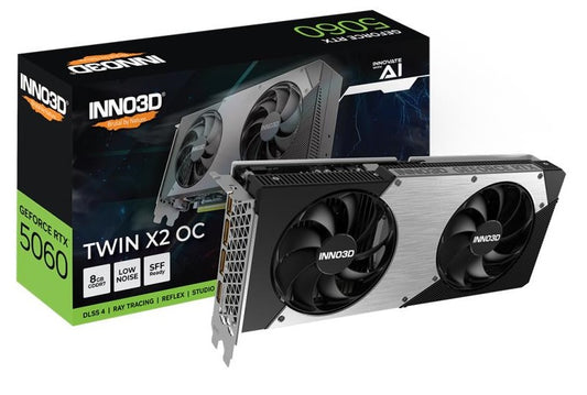 SCHEDA VIDEO GEFORCE RTX 5060 8 GB TWIN X2 OC GDDR7 (N50602-08D7X-195070N)