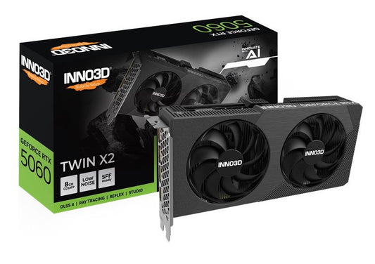 SCHEDA VIDEO GEFORCE RTX 5060 8 GB TWIN X2 GDDR7 (N50602-08D7-195071N)