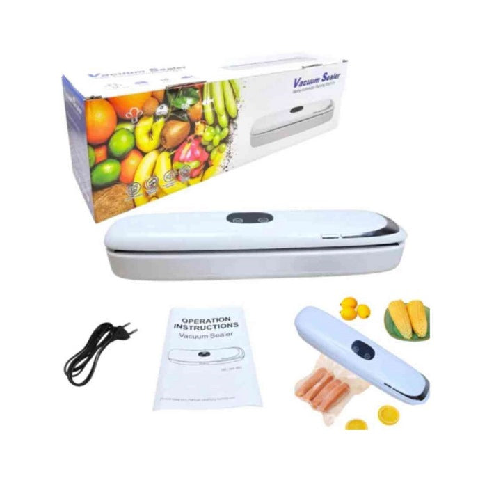 MACCHINA PER SOTTOVUOTO VACUUM SEALER MK-801 COMPATTO WHITE BIANCO