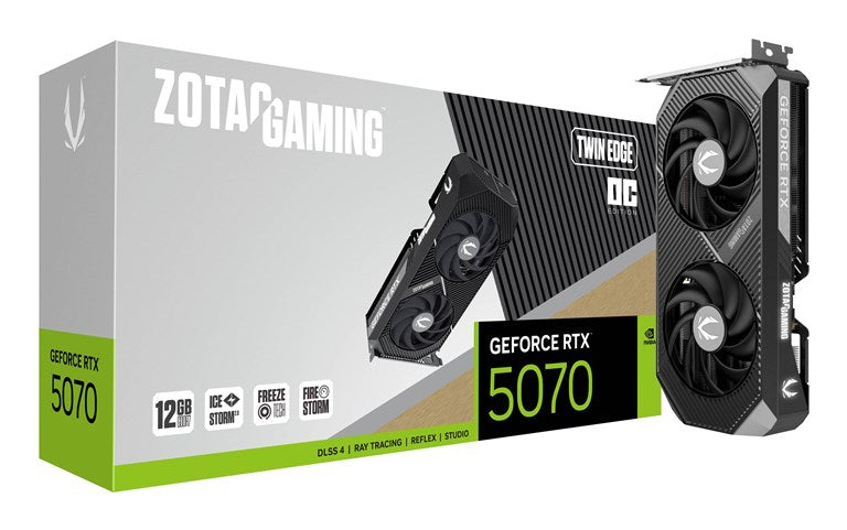 SCHEDA VIDEO GEFORCE RTX 5070 TWIN EDGE OC 12 GB (ZT-B50700H-10P)