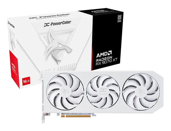 SCHEDA VIDEO RADEON RX9070 XT HELLHOUND WHITE SPECTRAL 16 GB (RX9070XT 16G-L/OC/