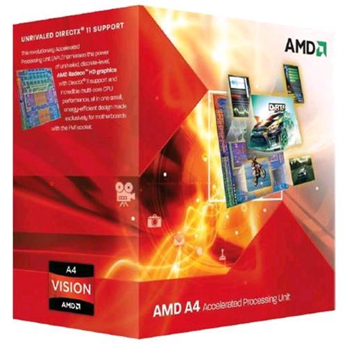 AMD APU A4-3400 PROCESSORE DUAL CORE 2.7GHz SOCKET FM1 TDP 65W GRAFICA INTEGRATA