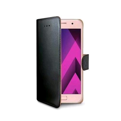 CELLY SAMSUNG GALAXY A3 2017 CUSTODIA A PORTAFOGLIO COLORE NERO