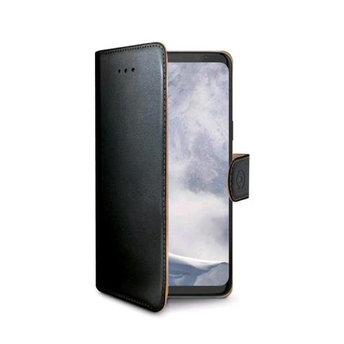 CELLY GALAXY S9+ CUSTODIA IN ECOPELLE COLORE NERO